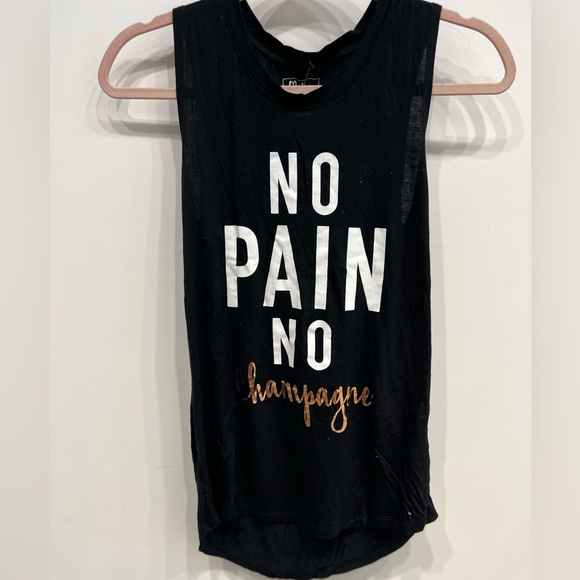 Winners No Pain No Champagne Workout Tank Top - Picture 1 of 1